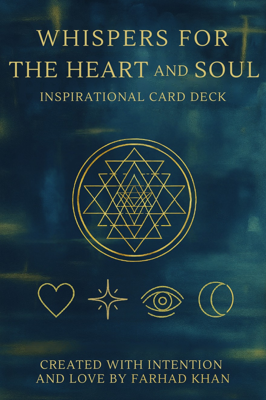 Front of the Whispers for the Heart and Soul inspirational card deck box